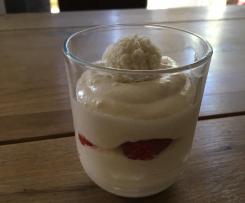 Erdbeer-Kokos-Dessert