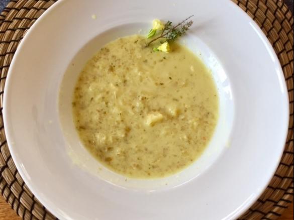 Variation Grünkernsuppe