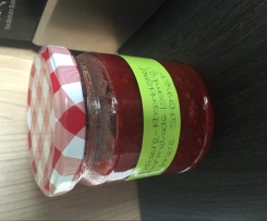 Erdbeer-Rosenblätter-Marmelade