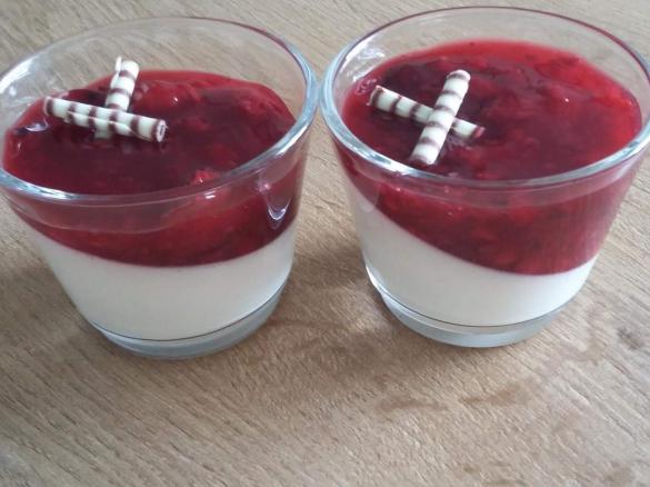 Panna Cotta mit Roter Grütze