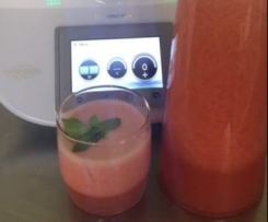 Erdbeerlimonade Limo Erdbeeren vegan, schnell einfach u günstig