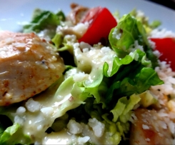 Caesar's Salad / Caesar Salat mit Hähnchenbrust-Streifen