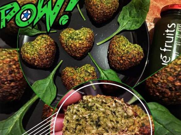 Bananen Spinat Protein Happen