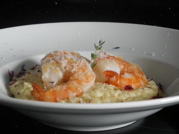 Zitronen-Risotto mit Garnelen - Das Edle Rezept