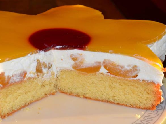 Punica Torte rückwärts