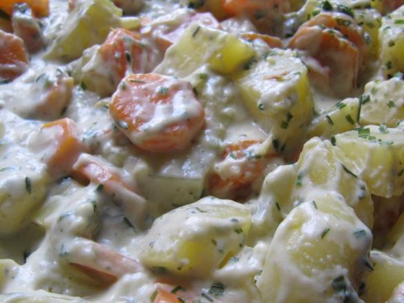 Möhren-Kartoffel-"Pfanne"