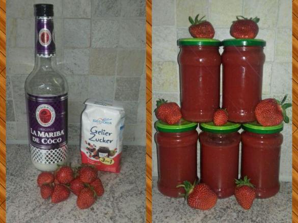 Erdbeere küsst Kokos