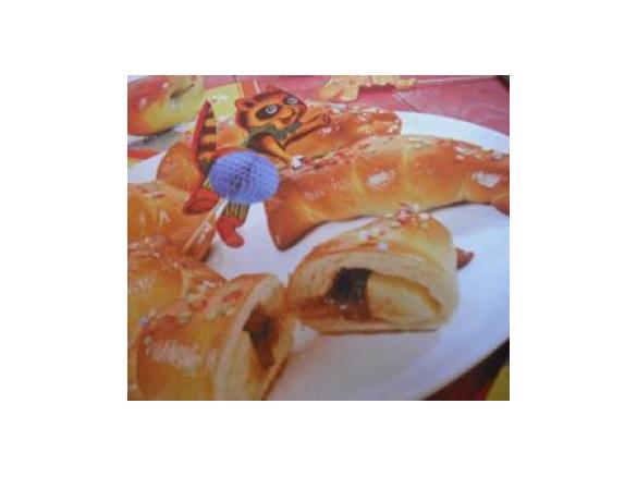 Apfel-Nougat-Hörnchen