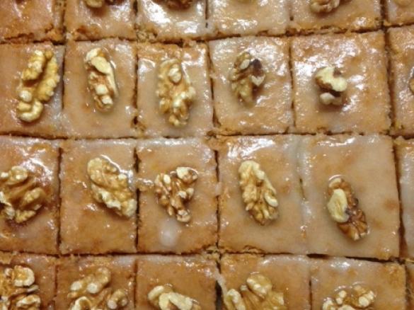 Walnuss Schnitten