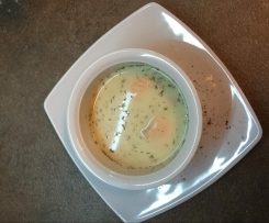 Kartoffelsuppe mit Fenchel und Lachs 