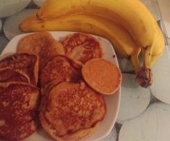 Haferflocken-Bananen-Pancakes