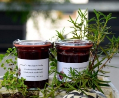 Kirschmarmelade - feurige Kirsche