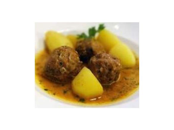 Fleischbällchen (Mini-Frikadellen) spanische Art mit Sherry-Petersilien-Sauce