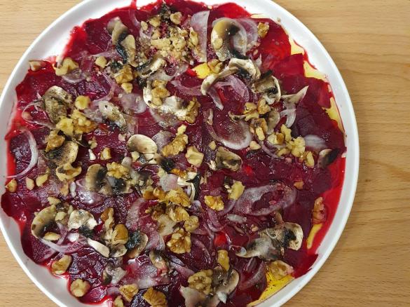 Rote Bete Carpaccio a la Katja