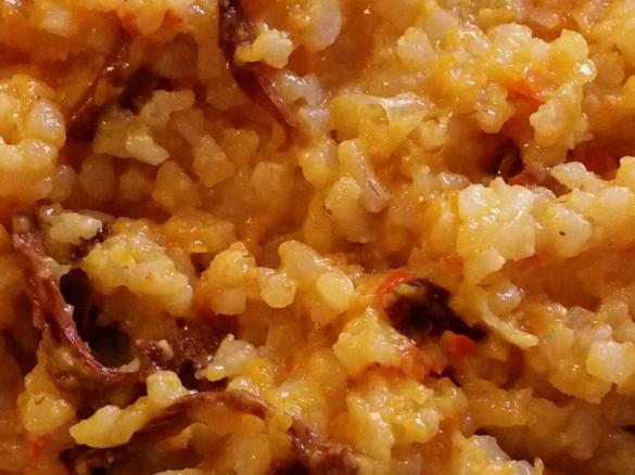 Risotto mit Pfifferlingen und Hokkaido Kürbis