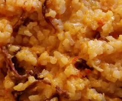 Risotto mit Pfifferlingen und Hokkaido Kürbis