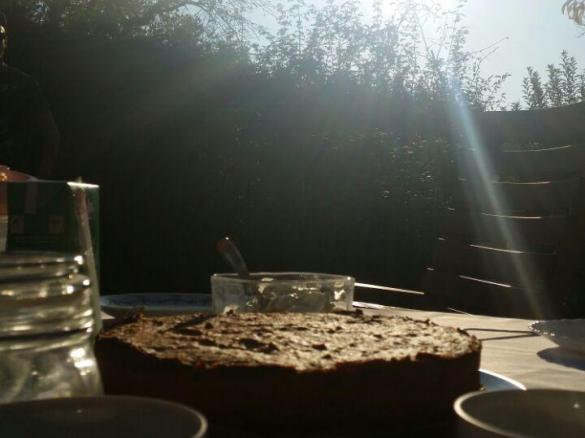 Kastanienkuchen mit Füllung aus "Pälzer Keschde"