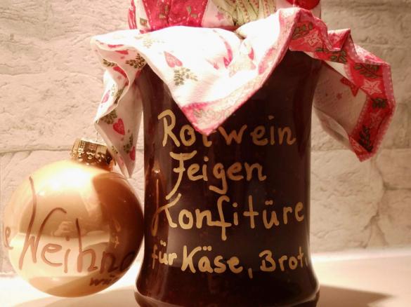 Rotwein - Feigen - Konfitüre Für Käse, Brot & Lamm
