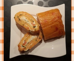 Ofen-Pfannkuchen mit Paprika (vegetarisch)