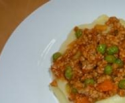 Shepherds Pie aus England -> schmeckt allen Kindern! ( Schäferpastete)