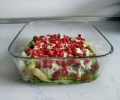 Marinierter Spargel mit Avocadocreme