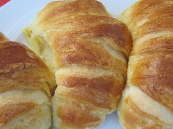 Knusprige Hefecroissants (von Slava)
