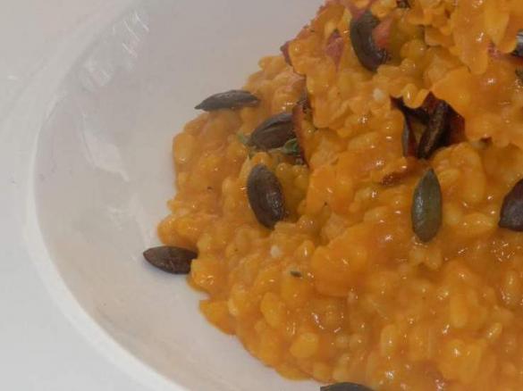 Kürbis-Risotto