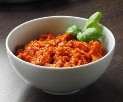 Sun dried tomato sauce (Dip aus getrockneten Tomaten)