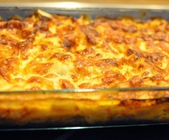 Kürbis-Mozzarella-Lasagne