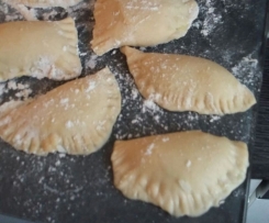 Russische Maultaschen mit Kartoffelbrei-füllung/ Wareneki