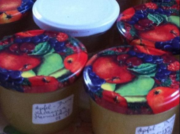 Apfel-Birne-Maracuja-Marmelade