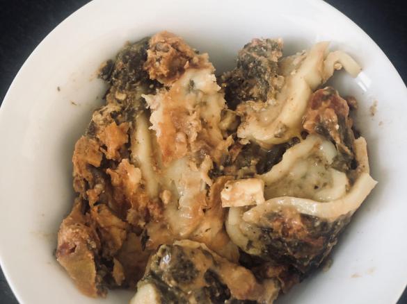 Maultaschen-Spinat-Auflauf