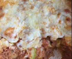 Gnocchi-Auflauf mit Hackfleisch und Zucchini