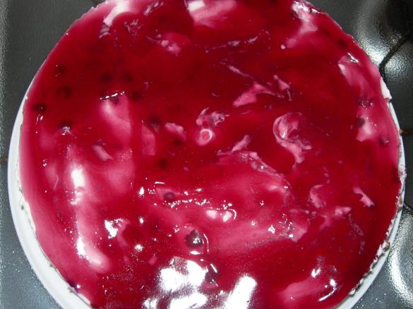 Frischkäse- Kirschtorte