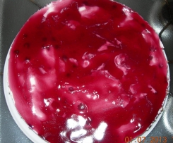 Frischkäse- Kirschtorte