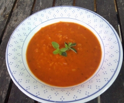 Tomatensuppe mit Reis