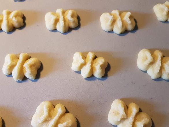Spritzgebäck ohne Hühnerei