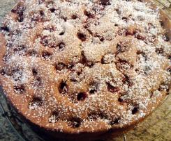 Eiweiss-Kirschkuchen, glutenfrei