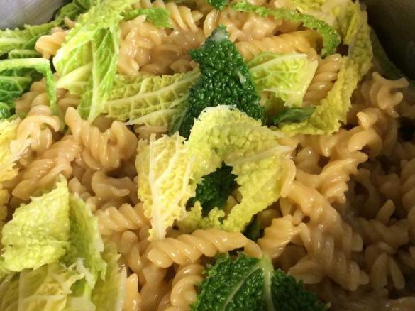 Käse-Sahne-Nudeln Variante Gesund :-) vegan eifrei, laktosefrei 100 % Geschmack 