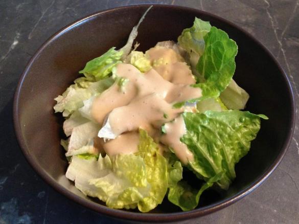 Salatsoße Balsamico rot-weiß