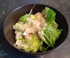 Salatsoße Balsamico rot-weiß