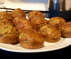 Käse-Schinken-Muffin mit Rucola