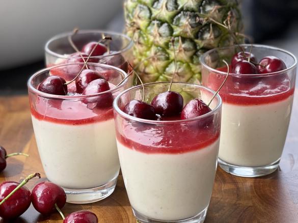 Ananas Kokos Griesspudding Pudding