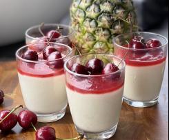 Ananas Kokos Griesspudding Pudding