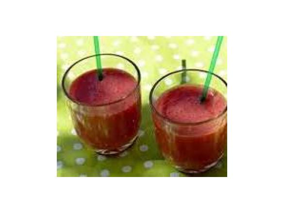Apfel Banane Erdbeer Smoothie