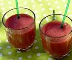 Apfel Banane Erdbeer Smoothie