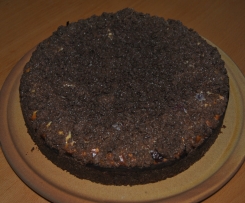 Schoko- Quarkkuchen mit Kirschen