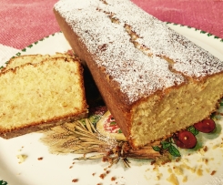 Zitronenkuchen mit Mandeln