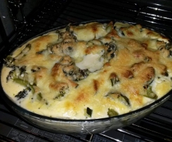 Brokkoli-Zucchini-Auflauf Lowcarb