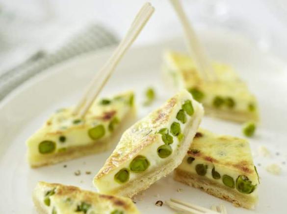 Erbsenquiche